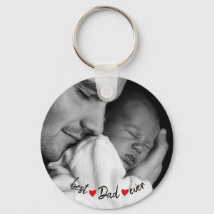 Porte-clés Photo personnalisée de meilleur père