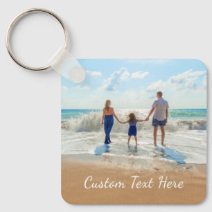 Porte-clés Photo personnalisée et Porte - clé texte avec votr