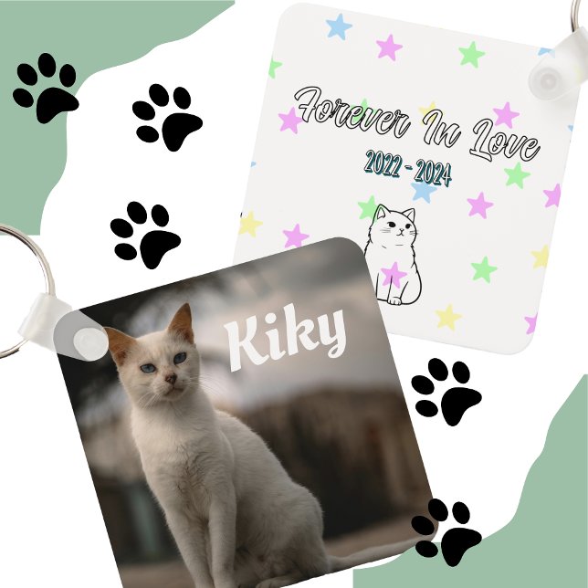 Porte-clés Photo personnalisée pour animal de compagnie (Créateur téléchargé)