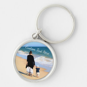Porte-clés Photo personnalisée Texte Porte - clé Cadeau Vos p