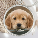 Porte-clés Photo simple personnalisée pour Amoureux des chien<br><div class="desc">Emportez votre animal de compagnie partout où vous allez avec ce porte - clé photo personnalisé pour animaux de compagnie! A avoir absolument pour chaque chien maman et papa chien! Amoureux des chiens personnalisé simple Pet Photo porte - clé</div>