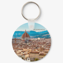 Porte-clés photo souvenir de voyage à Florence Ita