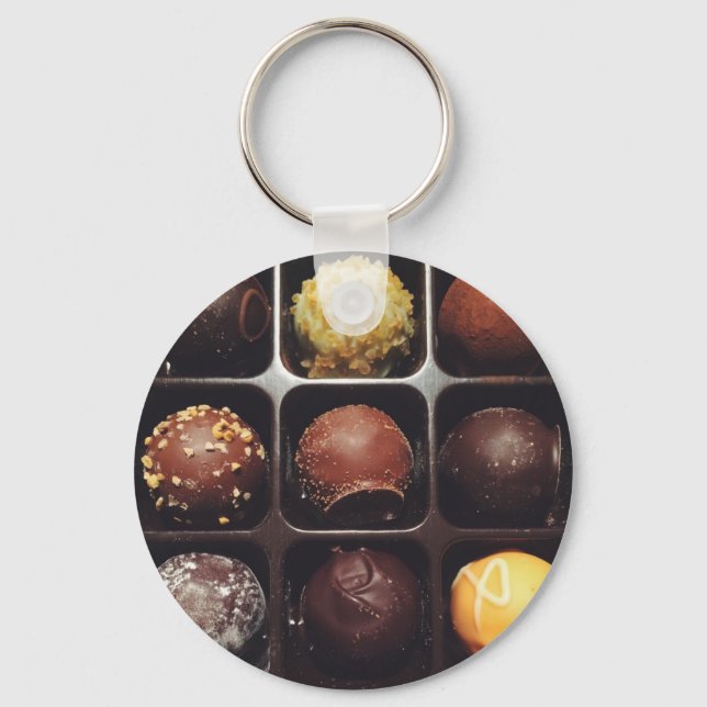 Porte-clés Photo Truffe au chocolat (Recto)