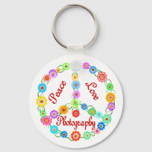 Porte-clés Photographie d'amour de paix