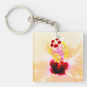 Porte-clés Photographie de fleur d'Hibiscus