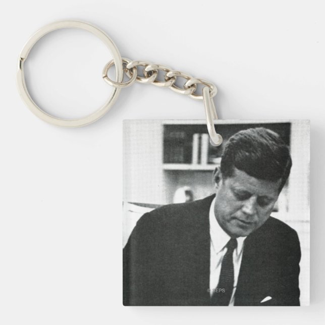 Porte-clés Photographie de John F. Kennedy 2 (Devant)