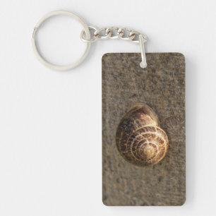 Porte-clés Photographie de la nature d'un escargot de jardin