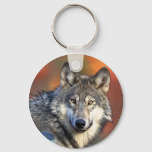 Porte-clés Photographie de loup