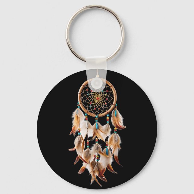 Porte-clés Photos de la tribu des Boho Dreamcatcher (Recto)