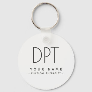 Porte-clés Physical Therapist PT Modern Minimalist