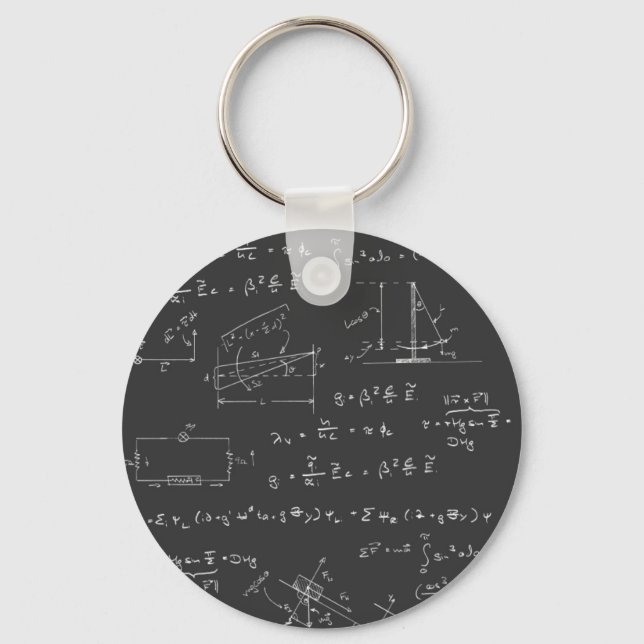 Porte-clés Physics diagrams and formulas (Recto)