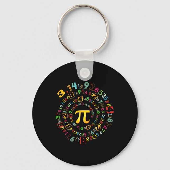 Porte-clés Pi 314 Math Pi Lovers Garçon Fille Toddler Mathéma (Recto)