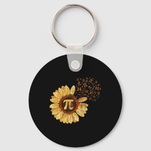 Porte-clés Pi Apparel Pi Jour Sunflower Attire Math Drôle Cad
