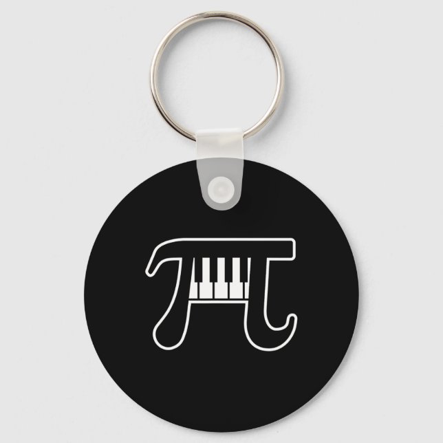 Porte-clés Pi Day 3.14 Piano Funny Pi Day 3.14 Math (Recto)