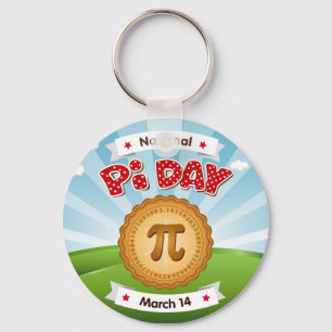 Porte-clés Pi Day, Célébrez Les Maths, Mangez La Pie ! Porte-