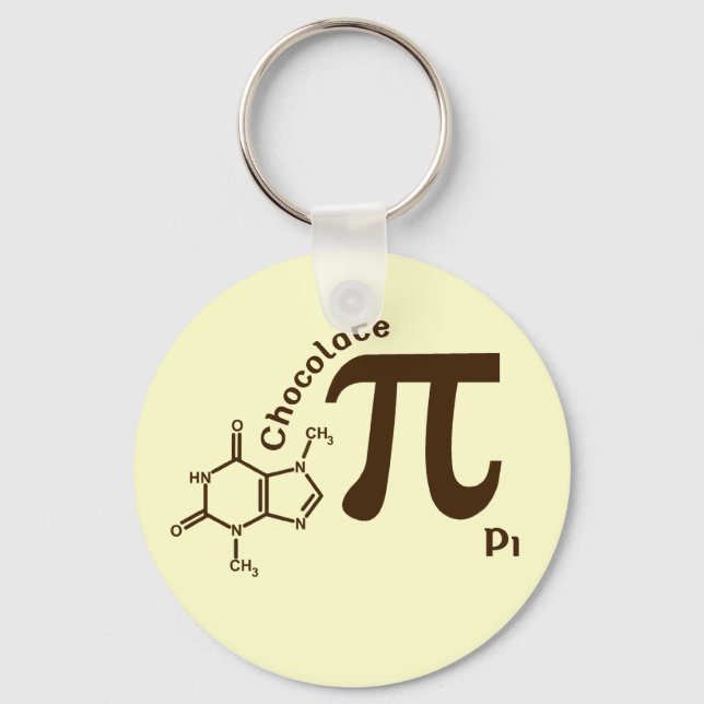 Porte-clés Pi Day Chocolate Pi Keychain (Recto)