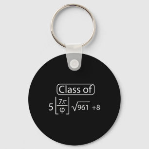 Porte-clés Pi Day Cl De 2025 Graphic Funny Math Lover Graduat