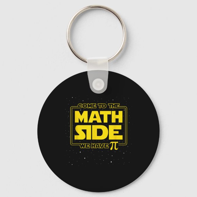 Porte-clés Pi Day Funny - Venez Au Côté Math Nous Avons Pi Gi (Recto)