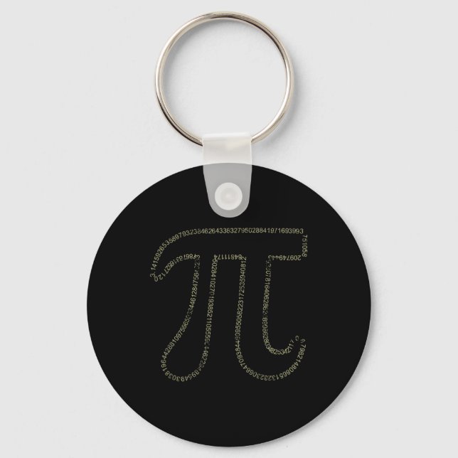 Porte-clés Pi Day Math Pi 3.14 Numéros Pour Hommes Femmes Et  (Recto)