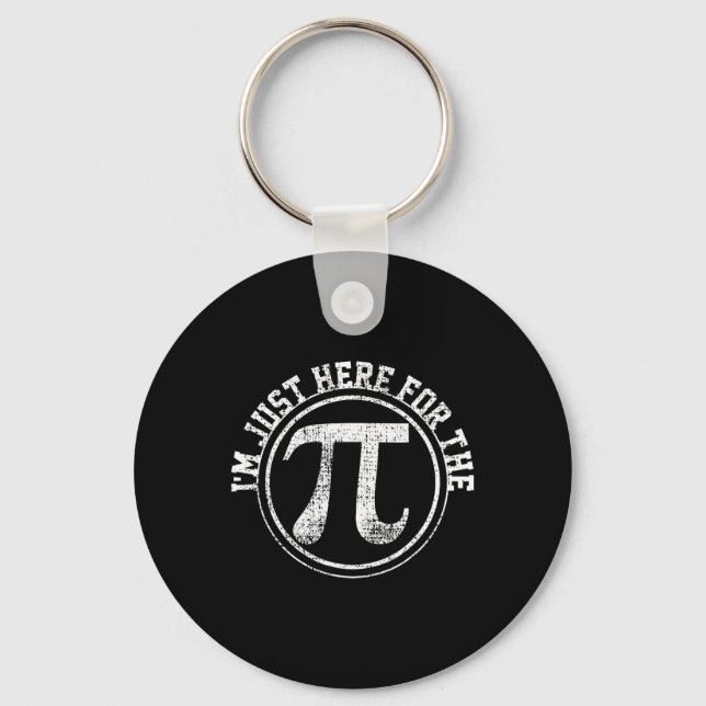 Porte-clés Pi Day Math Science Cadeau Étudiant enseignant Vin (Recto)