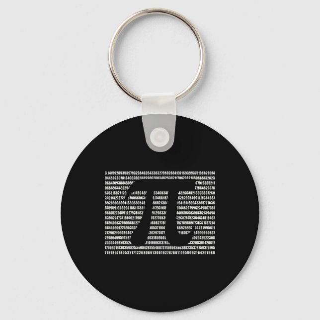 Porte-clés Pi Day Math Science Drôle Enseignant Cadeaux Mens  (Recto)