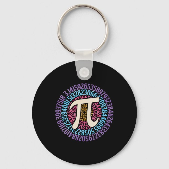 Porte-clés Pi Day Shirt Circulaire 3.14 Pi Math Students Scho (Recto)