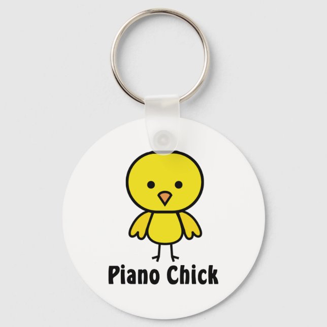 Porte-clés Piano Chick (Recto)
