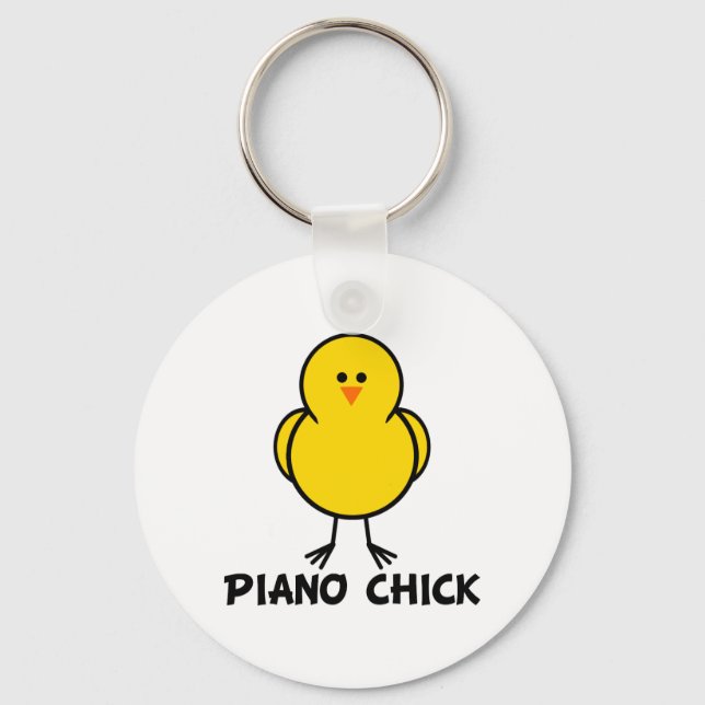 Porte-clés Piano Chick (Recto)