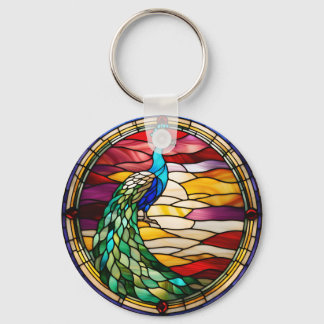 Porte-clés Pic sur rose