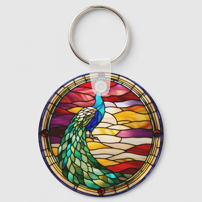 Porte-clés Pic sur rose (Recto)