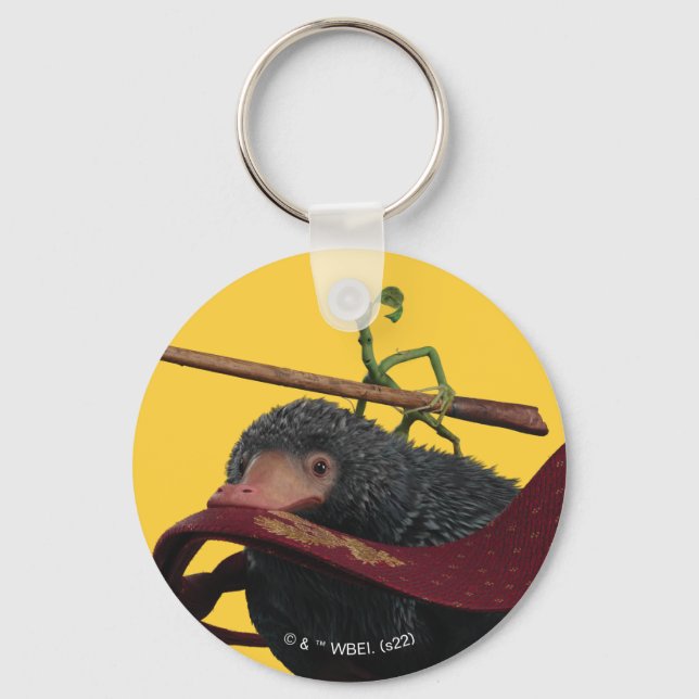 Porte-clés Pickett & Teddy avec baguette et Cravate (Recto)