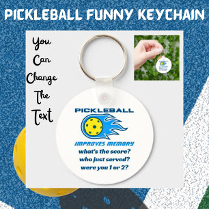 Porte-clés Pickleball améliore la mémoire drôle