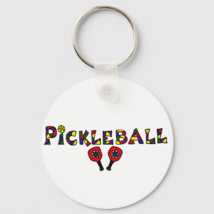 Porte-clés Pickleball Art Letters
