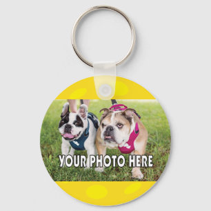 Porte-clés Pickleball avec photo