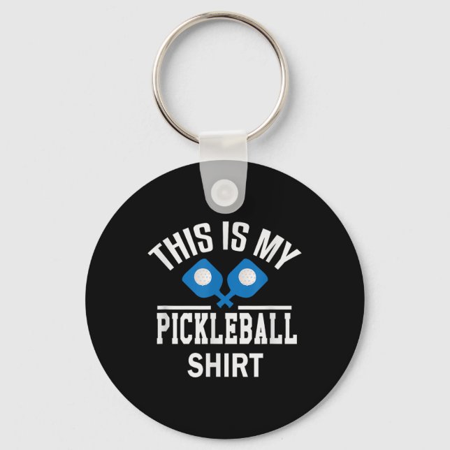 Porte-clés Pickleball - Dinker Badminton Tennis Pickleball Gi (Recto)