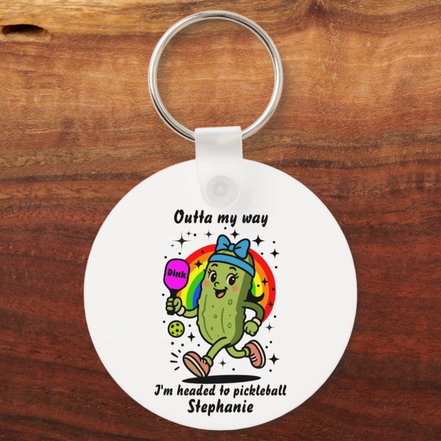 Porte-clés Pickleball drôle - Humour Pickleball (Recto)