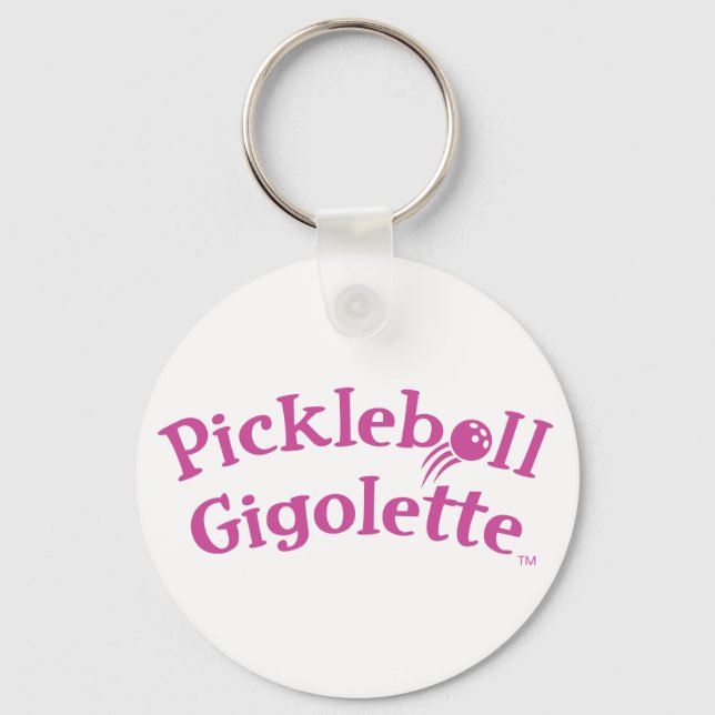 Porte-clés Pickleball Gigolette™ Swingrz Swag Court Jester (Recto)