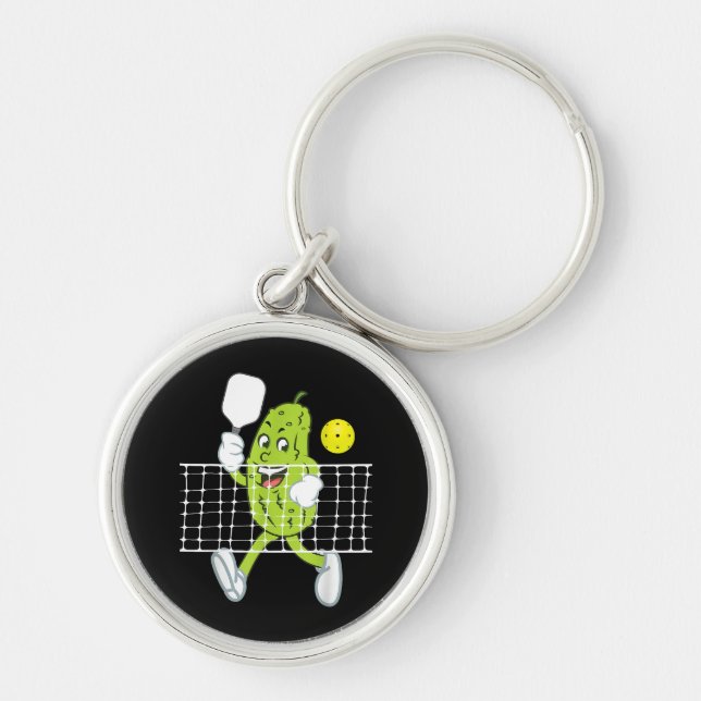 Porte-clés Pickleball Jouer - Drôle Pickleball Paddle (Devant)