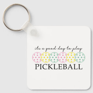 Porte-clés Pickleball Maman Joueur Paddle Sport