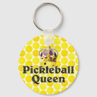 Pickleball Queen - Pickleball Jaune Porte Couronne