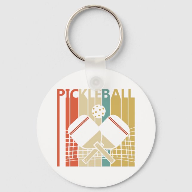 Porte-clés Pickleball Rétro Vintage  (Recto)