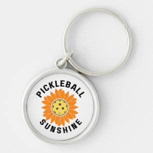 Porte-clés Pickleball soleil