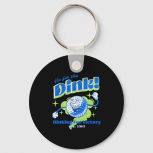 Porte-clés Pickleball vintage allez pour le dink drôle pickba