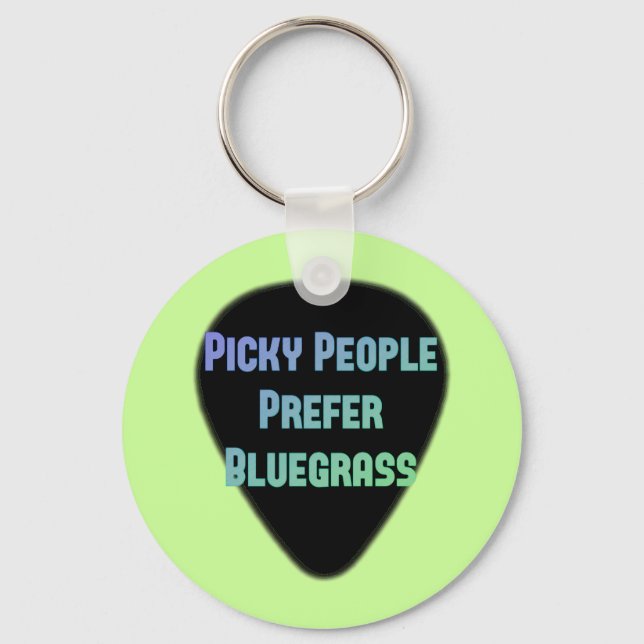 Porte-clés Picky People préfère Bluegrass (Recto)