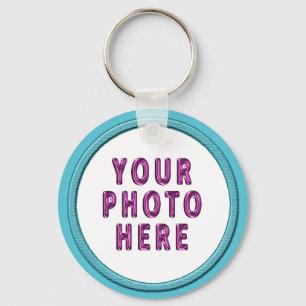 Porte-clés Picture Keychains surrounded by Aqua Frame