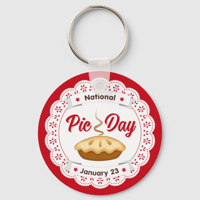 Porte-clés Pie Day, January 23, Keychain (Recto)