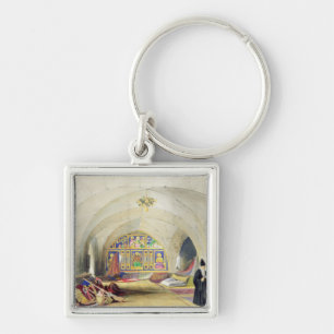 Porte-clés Pièce dans un couvent arménien, à Jérusalem