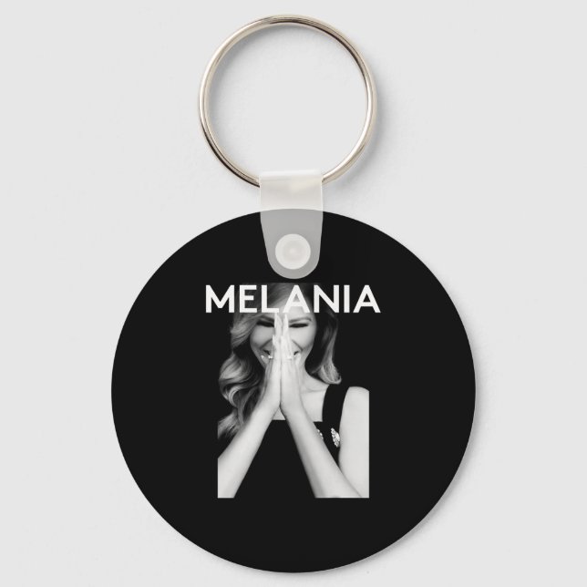 Porte-clés Pièce de monnaie mème crypto Melania  (Recto)