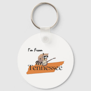 Porte-clés PIÈCE EN T je suis le Tennessee