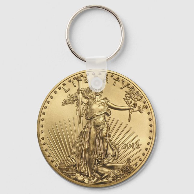 Porte-clés Pièce Gold Eagle (Recto)